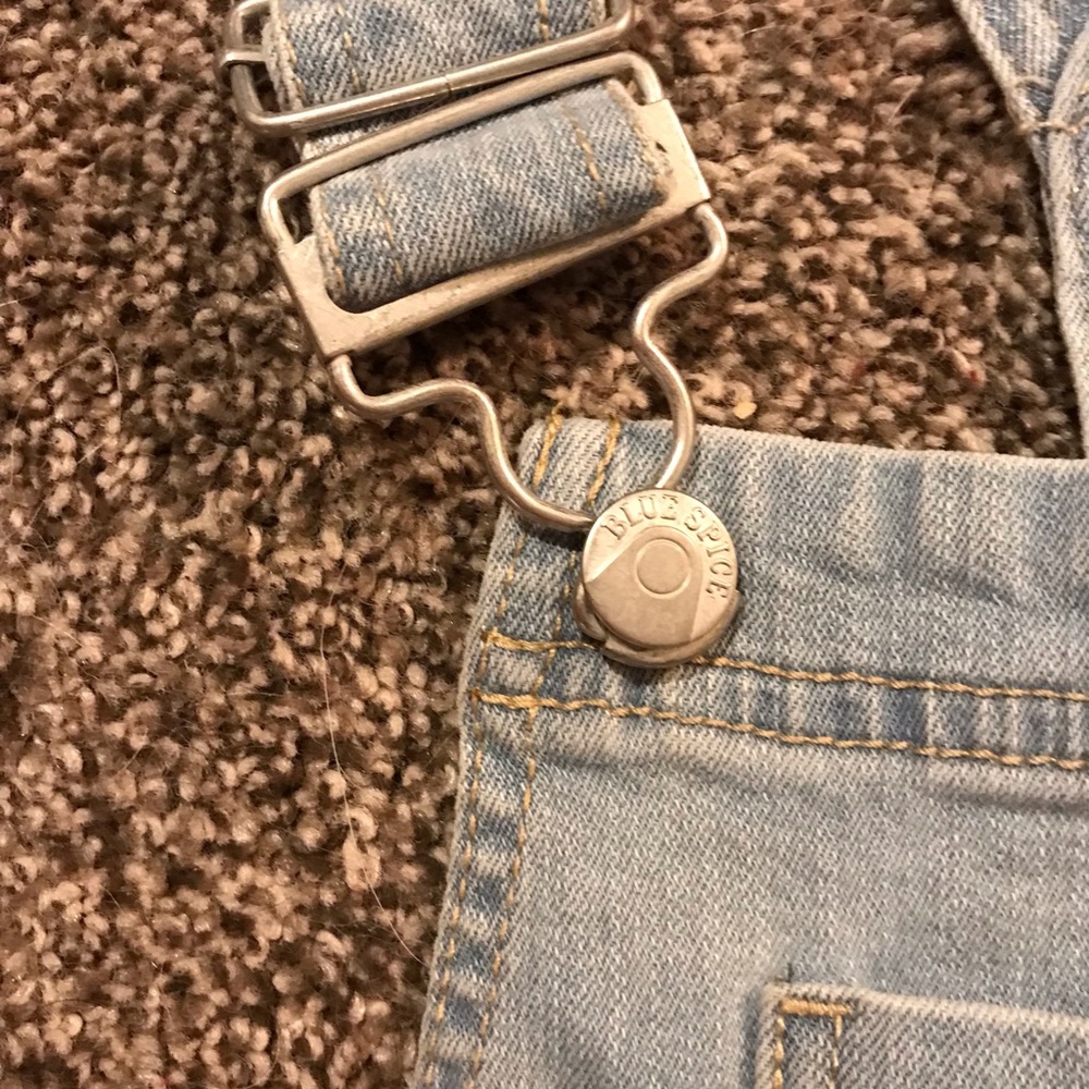 Blue Spice Shorts Overalls - Picture 2 of 5